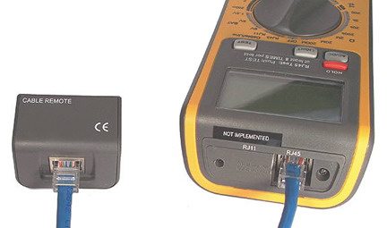 Network Meter with Remote and 1 Foot Patch Cables