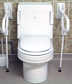 Wall Mounted Brackets to Help you Stand-up After Using the Toilet