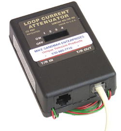 Loop Current Attenuator - Set the Loop Current with the Dip Switches while watching the loop current come down on your meter.
