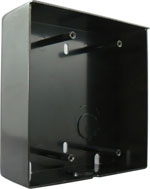 Double Gang Black Surface Mount  Box