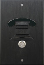 Elongated Black Flush Mount Bell Style Door Box