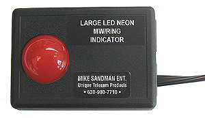 Large LED Message Waiting and Ring Indicator