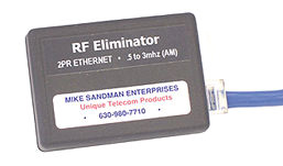 Modular Ethernet RJ-45 RF Filter