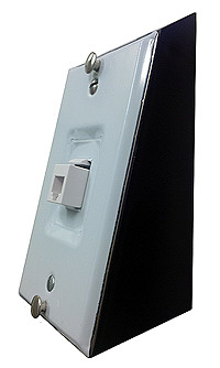 Tilt Bracket for Wall Jack... Makes it easier to use a wall phone, ands see the display on a wall phone