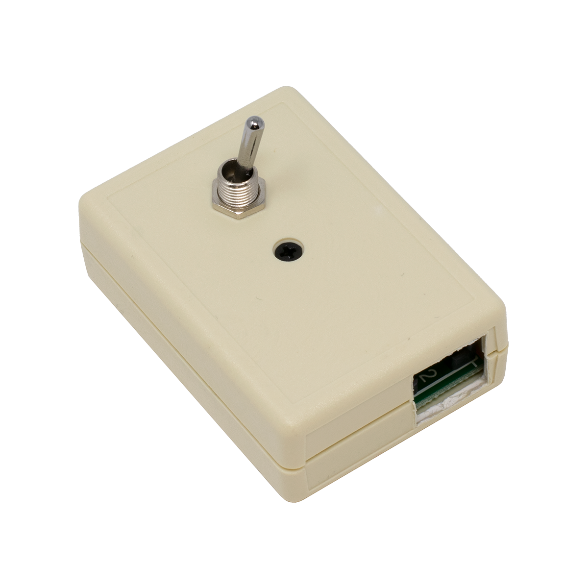 TKM-6 Modular 8-Pin Switch Top Mount Ivory (Top View)