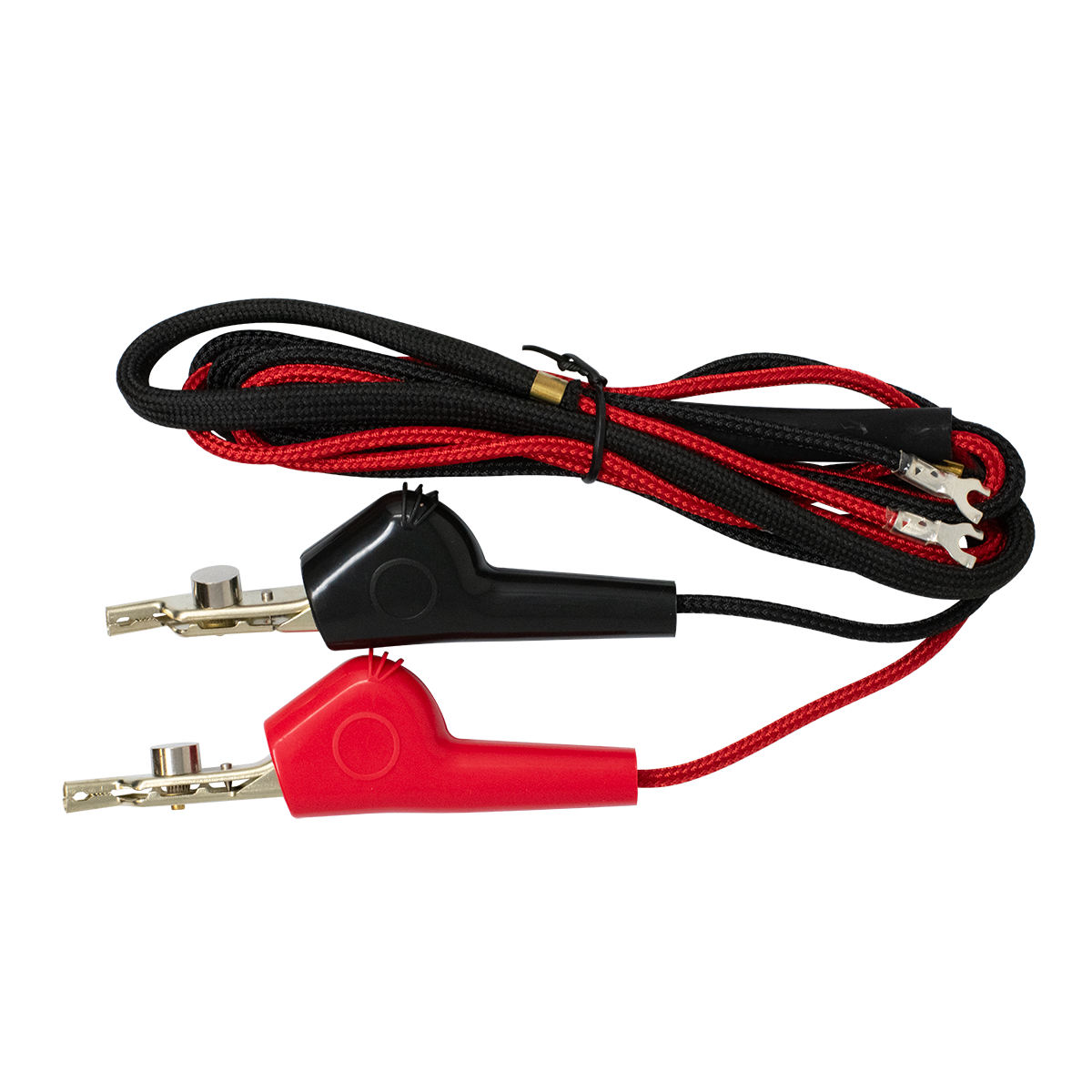 BUTTSET REPLACEMENT CORDS, RED/BLACK, SPADE ENDS