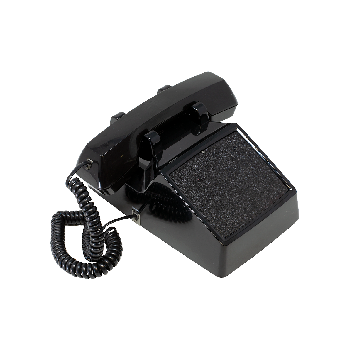 2500 Style Black No-Dial Analog Desk Phone