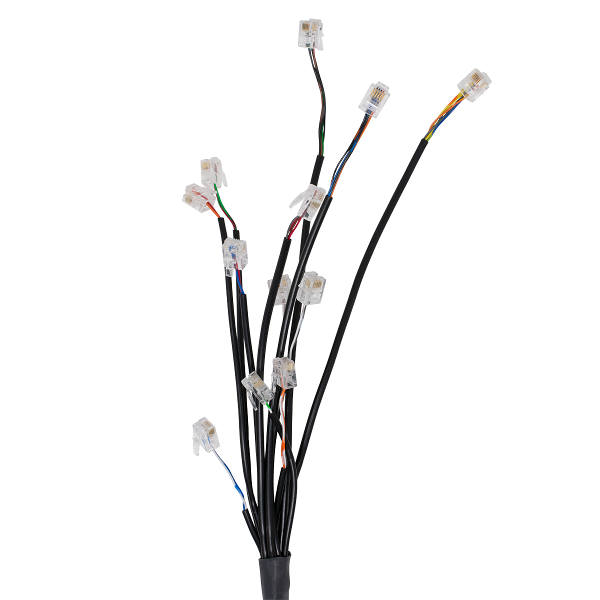 QWIK 10' Mitel 3300 Analog Chassis Cable (Plug View)