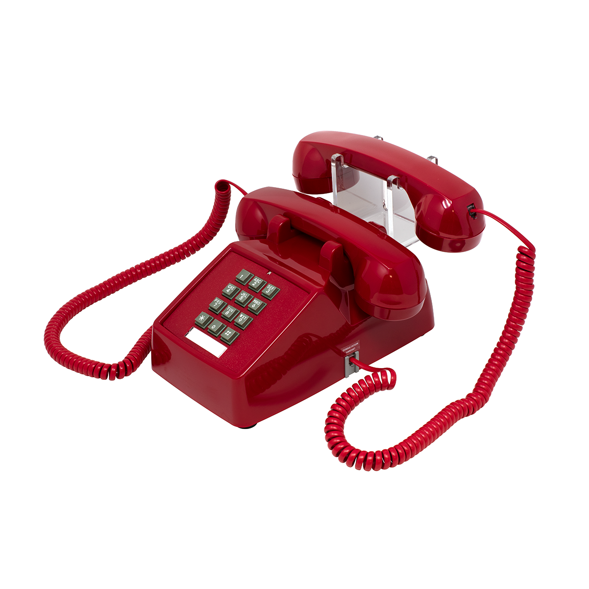 Red 2500 Consultation Desk Phone (Side View)