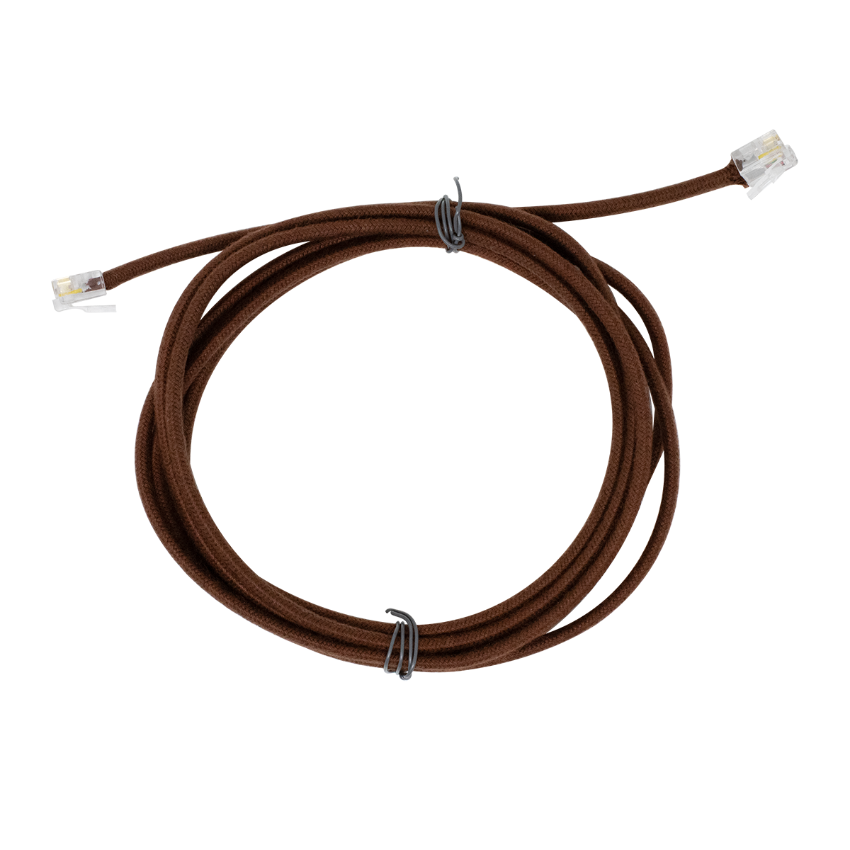 7' MOD CLOTH BASE CORD-BROWN