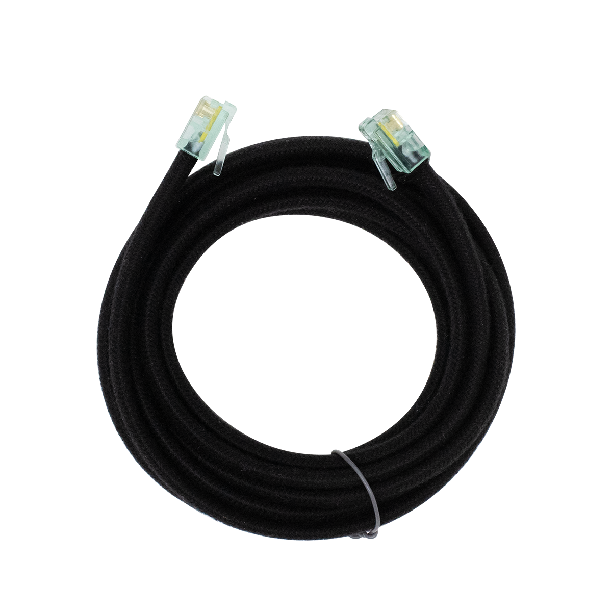 7' MOD CLOTH BASE CORD-BLACK