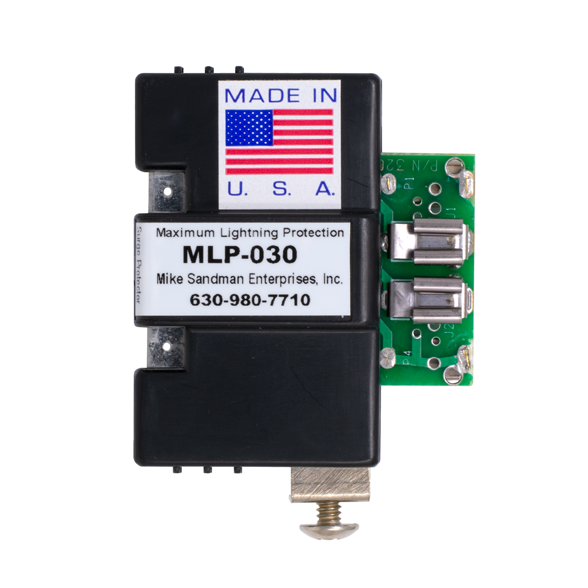 MLP-030 12-24V 1 Pair Data Lightning Protector (Top View)
