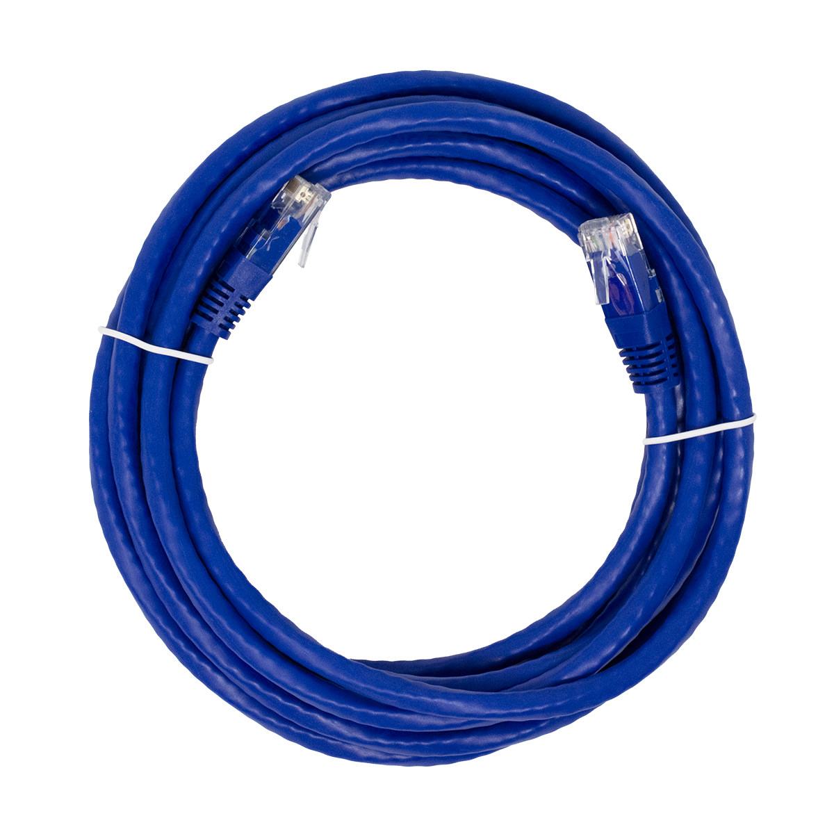 CAT6, NON BOOTED, RJ45,10', BLUE, BAGGED