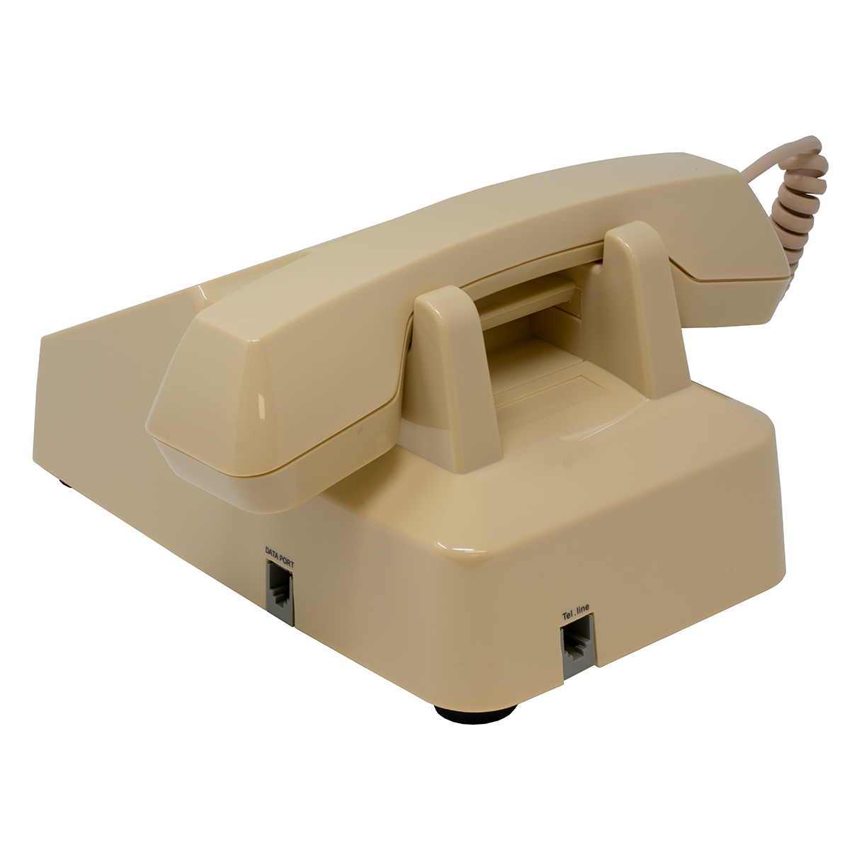 2500 Style Desk Phone No-Dial (Ivory) (Back View)