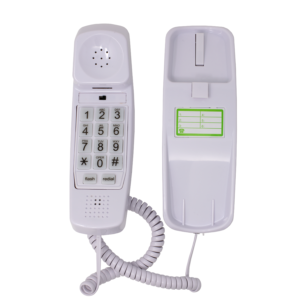 Trimline White Analog Telephone